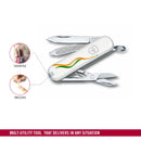 Victorinox Swiss Army Knife Special Independence Day Edition, Tri-Colour, Swiss Classic - 7 Functions