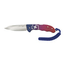 Victorinox Swiss Army Knife, Evoke Alox,  Folding, Large (136 mm) Silver Blade, Drop-Point Matte, Blue Handle Pocket Knife