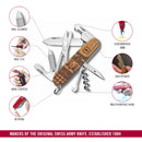 Victorinox Swiss Army Knife, Companion Wood Swiss Spirit Limited Edition 2023 (91 mm), Multitool with 13 Functions