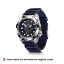 Victorinox Dive Pro Automatic Swiss Made, Blue Dial, 43 mm, Blue Rubber Strap, Large Watch