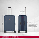 Victorinox Werks Traveler Polycarbonate 6.0 Medium Hardside Case (Blue)