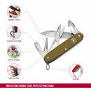 Victorinox Swiss Army Knife Pioneer X, 93 Mm, Alox Limited Edition 2024, Terra Brown