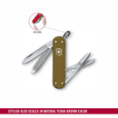 Victorinox Swiss Army Knife Classic SD, 58 Mm, Alox Limited Edition 2024, Terra Brown