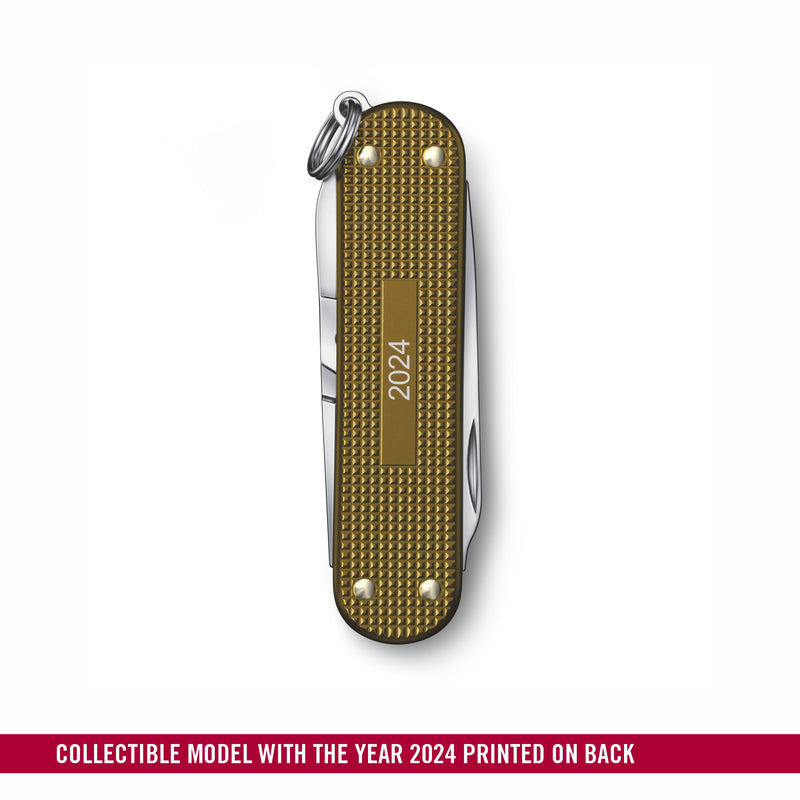 Victorinox Swiss Army Knife Classic SD, 58 Mm, Alox Limited Edition 2024, Terra Brown