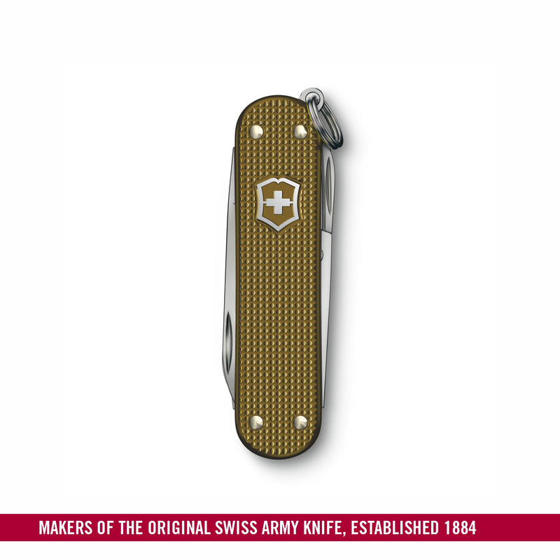 Victorinox Swiss Army Knife Classic SD, 58 Mm, Alox Limited Edition 2024, Terra Brown