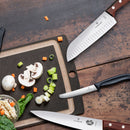 Victorinox Rosewood Santoku Knife Fluted Edge 17cm