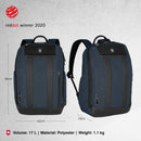 Victorinox Architecture Urban2 City Travel Backpack (17 litres) 14-inch Laptop Pocket, 42 cm, Blue, Polyester | Business Travel Office Bag