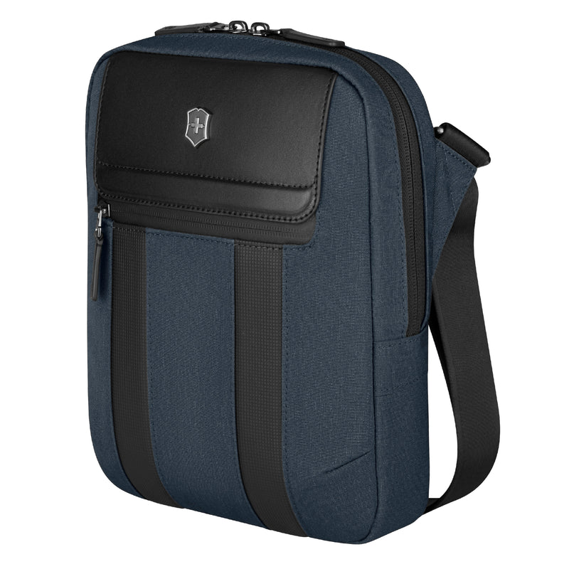 Victorinox Architecture Urban2, Office Bag (6 litres), 28 cm, Blue, Polyester | Business Travel Crossbody Sling Bag For Men, 10-inch Tablet Pocket