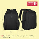 Wenger, New Essentials 2023, XE Professional 15.6 inches Laptop Backpack, 23 liters, Black