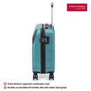 Wenger, 2 pc Set Combo, Static Pro Cabin Hardside Luggage (55 cm), Grey & Teal , Travel Suitcase Bag
