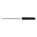 Victorinox Swiss Modern, Knife Sharpener Tool(36.2 cm), Round, Black, Honing Steel With Medium-Fine Cut