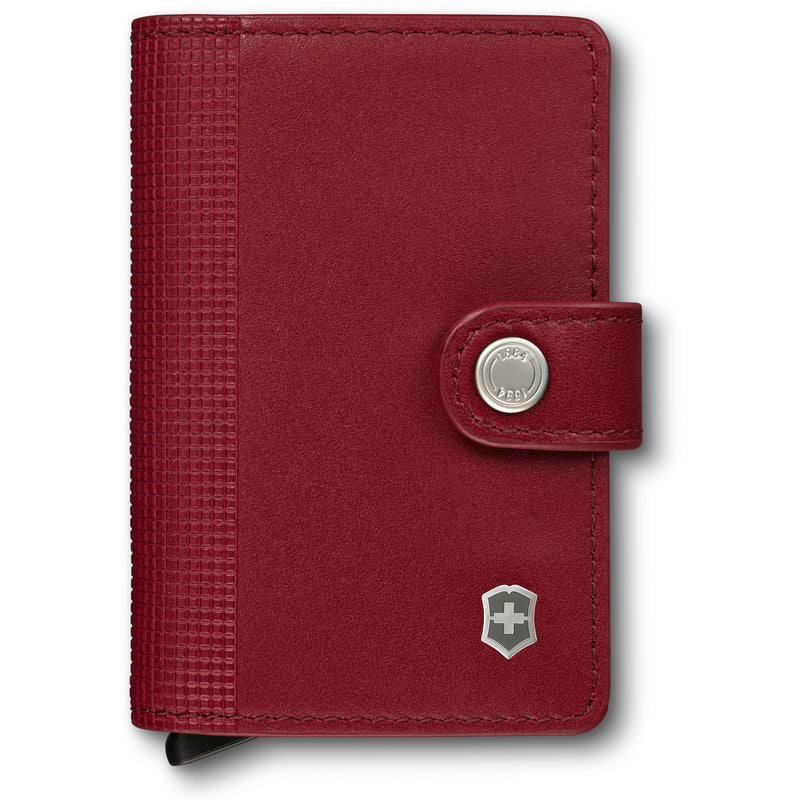 Victorinox Altius Secrid Card Wallet, 10 cm, Red, Leather, Money Purse