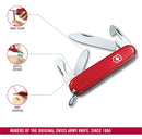 Victorinox Swiss Army Knife - Recruit - 10 Functions 84 mm Red