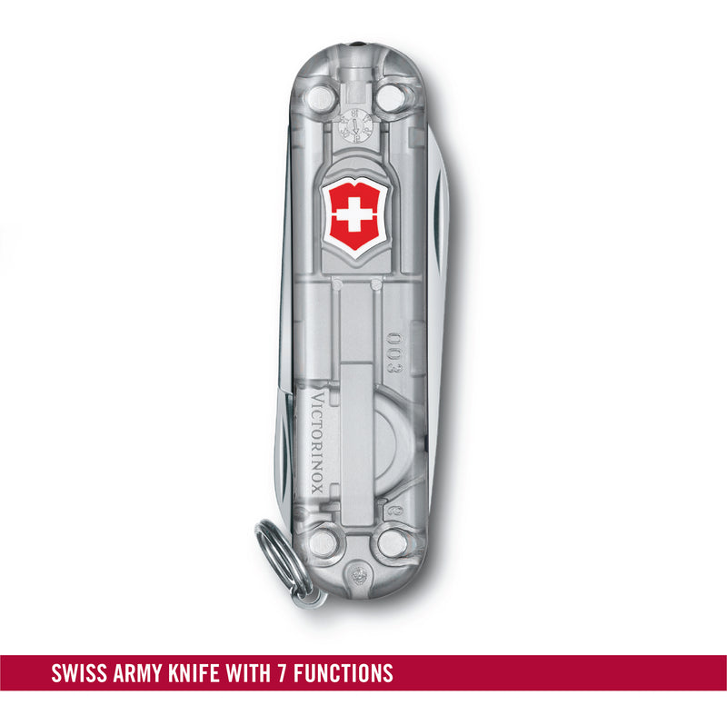 Victorinox Swiss Army Knife - Signature - 7 Functions  LED 58 mm Grey
