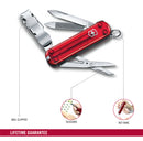 Victorinox Swiss Army Knife - NailClip 580 - 8 Functions 65 mm Red