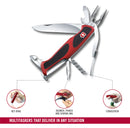 Victorinox Ranger Grip 74 Swiss Army Knife 14 Functions 130 mm Red and Black