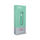 Victorinox Swiss Army Knife -SWISS CLASSICS - 5 Function, Multitool with a Pair of Scissors in Alox Scales - Minty Mint, 58 mm