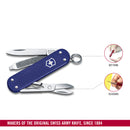 Victorinox Swiss Army Knife -SWISS CLASSICS - 5 Function, Multitool with a Pair of Scissors in Alox Scales - Night Dive, 58 mm