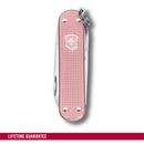 Victorinox Swiss Army Knife -SWISS CLASSICS - 5 Function, Multitool with a Pair of Scissors in Alox Scales - Cotton Candy, 58 mm