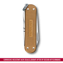 Victorinox Swiss Army Knife -SWISS CLASSICS - 5 Function, Multitool with a Pair of Scissors in Alox Scales - Wet Sand, 58 mm