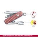 Victorinox  Classic SD Precious Alox Swiss Army Knife 5 Functions 58 mm Pink