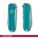 Victorinox Swiss Army Knife - SWISS CLASSICS - 7 Function, Multitool with a Pair of Scissors - Mountain Lake, 58 mm