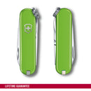 Victorinox Swiss Army Knife - SWISS CLASSICS - 7 Function, Multitool with a Pair of Scissors - Smashed Avocado, 58 mm
