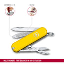 Victorinox Swiss Army Knife - 7 Function, Multitool with a Pair of Scissors - Sunny Side, 58 mm