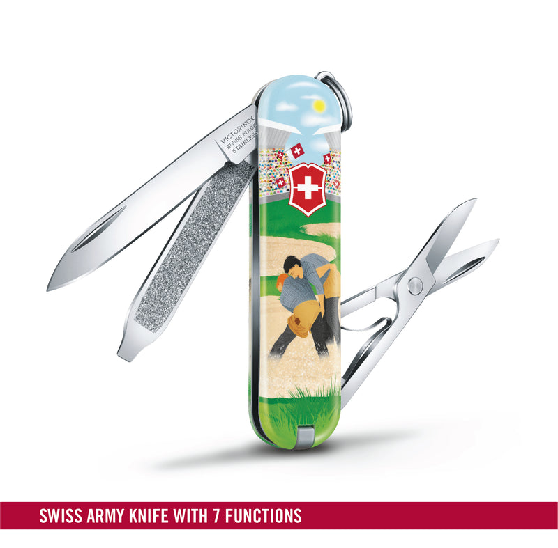 Victorinox Swiss Army Knife - Classic Limited Edition 2020 Swiss Wrestling-7 Functions 58 m