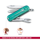 Victorinox Swiss Army Knife -SWISS CLASSICS - 7 Function, Multitool with a Pair of Scissors - Tropical Surf, 58 mm