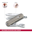 Victorinox Swiss Army Knife -SWISS CLASSICS - 7 Function, Multitool with a Pair of Scissors - Mystical Morning, 58 mm