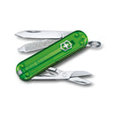 Victorinox Swiss Army Knife -SWISS CLASSICS - 7 Function, Multitool with a Pair of Scissors - Green Tea, 58 mm