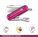 Victorinox Swiss Army Knife - SWISS CLASSICS - 7 Function, Multitool with a Pair of Scissors - Cupcake Dream, 58 mm