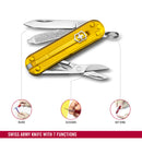 Victorinox Swiss Army Knife -SWISS CLASSICS - 7 Function, Multitool with a Pair of Scissors - Tuscan Sun, 58 mm