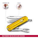 Victorinox Swiss Army Knife -SWISS CLASSICS - 7 Function, Multitool with a Pair of Scissors - Tuscan Sun, 58 mm
