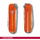 Victorinox Swiss Army Knife -SWISS CLASSICS - 7 Function, Multitool with a Pair of Scissors - Fire Opal, 58 mm