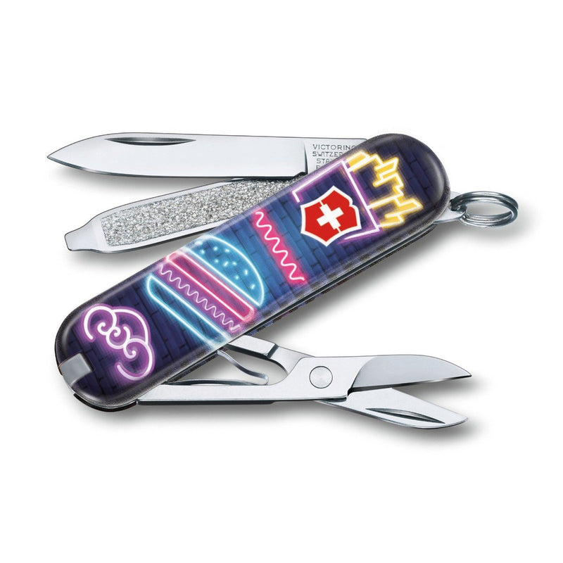 Victorinox Classic Burger Bar Limited Edition 2019 Swiss Army Knife 7 Functions 58 mm Multicolour