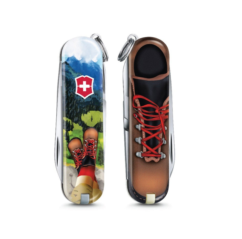 Victorinox Swiss Army Knife - Classic Limited Edition 2020 - 7 Functions I Love Hiking 58 mm