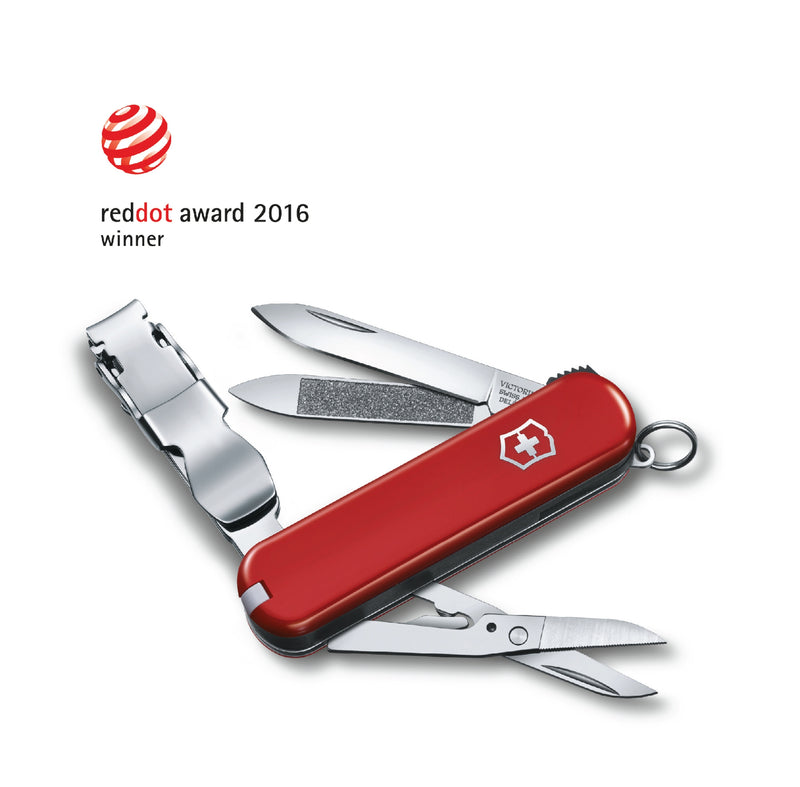 Victorinox Swiss Army Knife - NailClip 580 - 8 Functions 65 mm Red