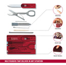 Victorinox SwissCard Classic - 10 Functions 82 mm Red