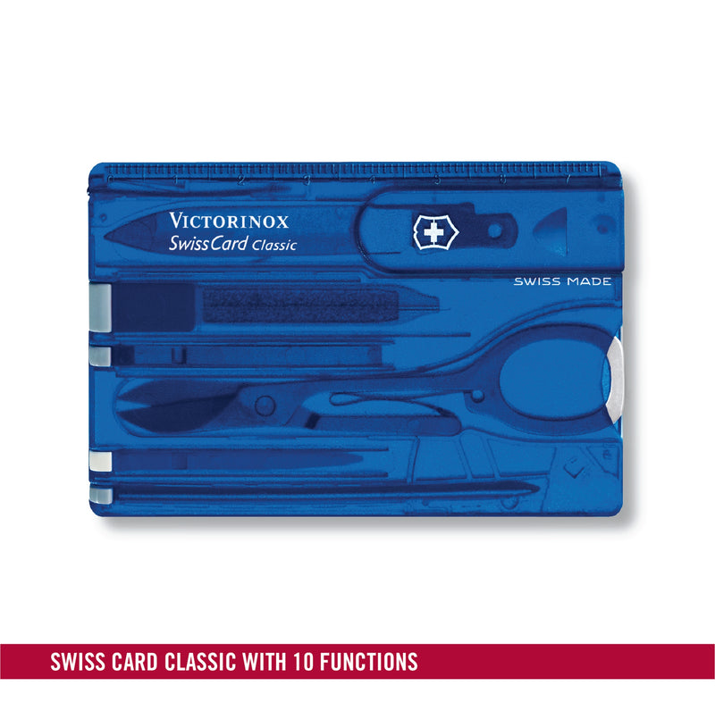 Victorinox SwissCard Classic - 10 Functions 82 mm Blue