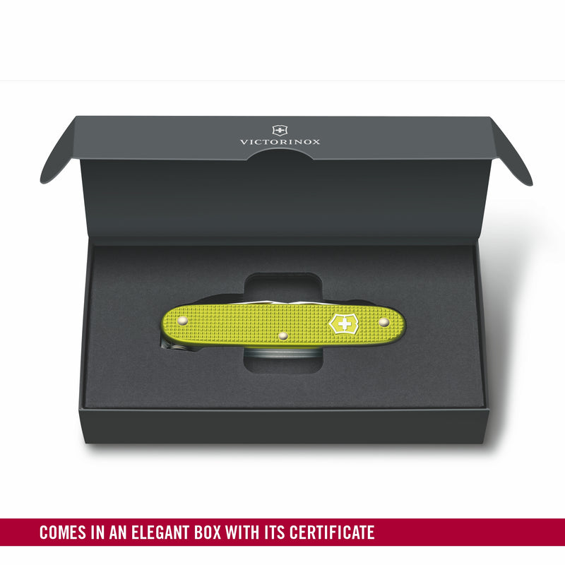 Victorinox Alox Limited Edition 2023, Pioneer X 93mm, Electric Yellow, Swiss Made, With Bottle Opener