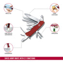 Victorinox Work Champ  Swiss Army Knife 21 Functions 111 mm Red