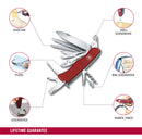 Victorinox Work Champ  Swiss Army Knife 21 Functions 111 mm Red