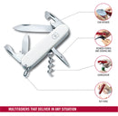 Victorinox Spartan Swiss Army Knife 12 Functions 91 mm White