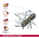 Victorinox  Huntsman Swiss Army Knife 15 Functions 91 mm Green