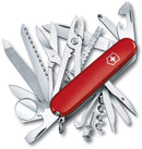 Victorinox Swiss Army Knife - Swiss Champ - 33 Functions, DO-IT-YOURSELF Champion, Multitool and Survival Gadget - Red, 91 mm