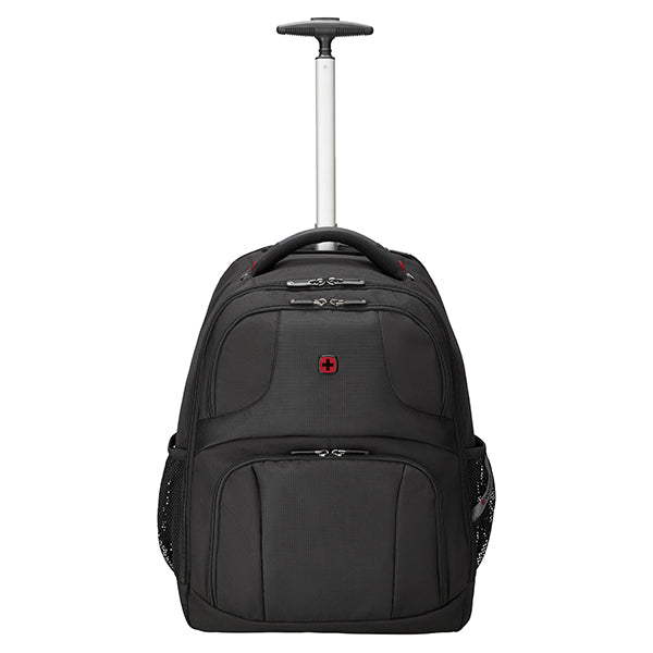 Wenger Rolling Computer Backpack, 30 Litres, Black, Swiss Designed-blend of style function