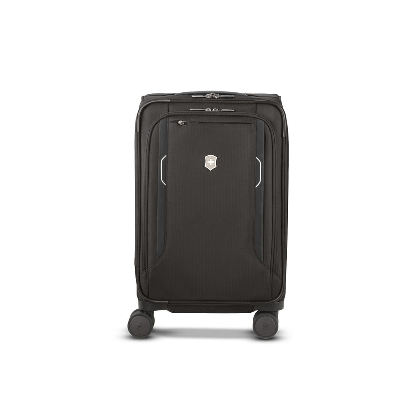Victorinox Werks Traveler 6.0 Softside Frequent Flyer Expandable Travel Trolley Suitcase Black