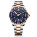 Victorinox Swiss Made Maverick , 43mm, Blue Dial, Stainless Steel Bicolour Men's Watch